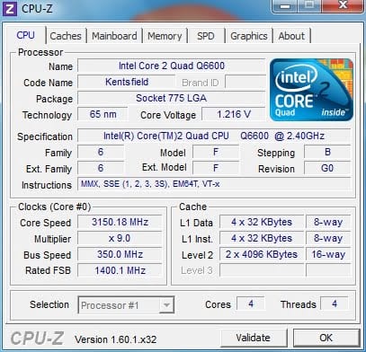 Kentsfield in 2012: Core 2 Quad Q6600 review, overclocking and testing