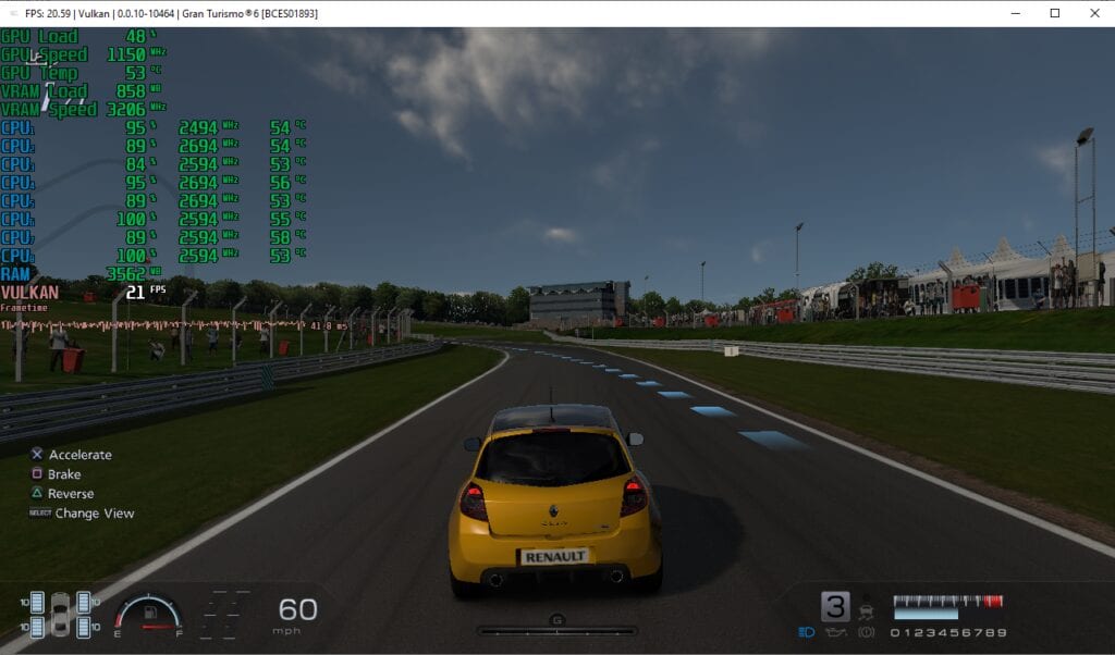 PS3 Gran Turismo 5 in 4K PC RPCS3 emulator GT5 