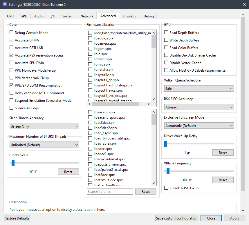 RPCS3 Emulator v0.0.29+ setup for Gran Turismo 5 - UmTale Lab